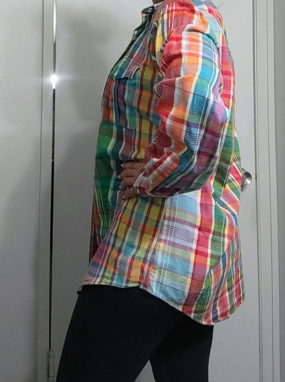 Ralph Lauren Multicolor Plaid Button-Down Shirt Vintage